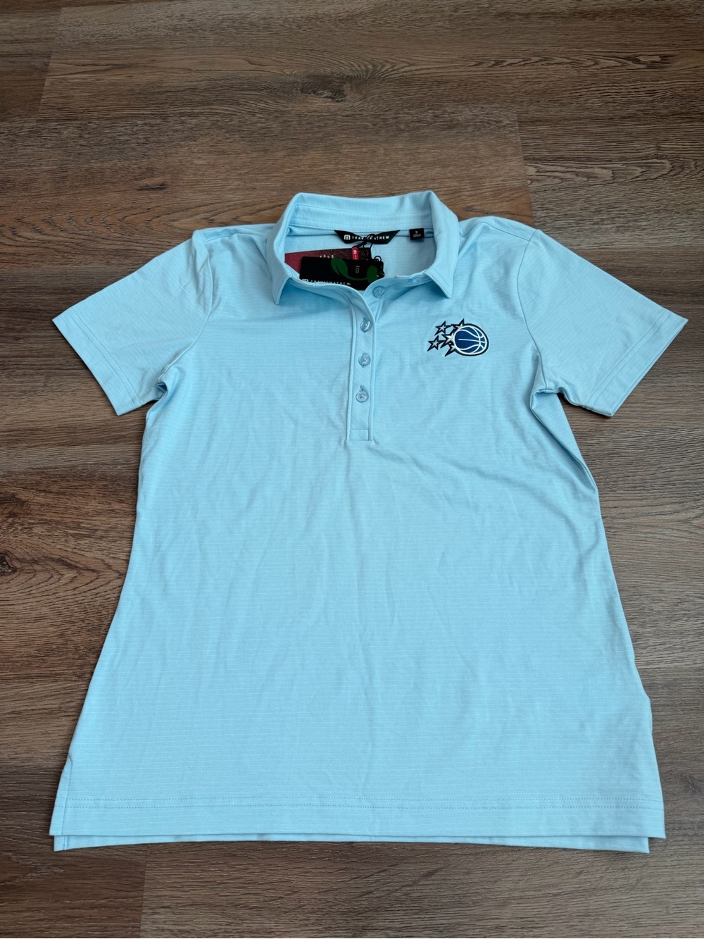 NWT TravisMathew Orlando Magic Polo Heather Dream Blue Womens Small